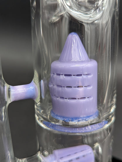 Midnight Glass Gridline to 360 Grid Cap Bong-Avernic Smoke Shop