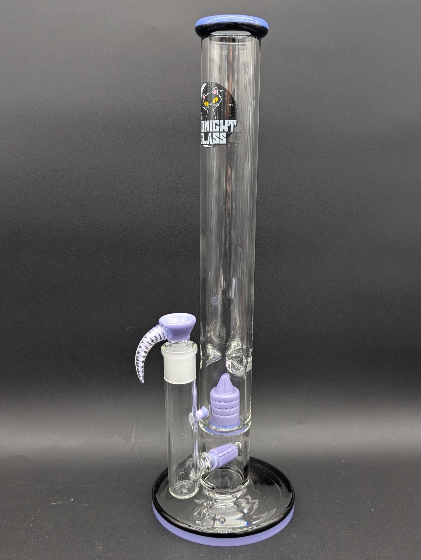 Midnight Glass Gridline to 360 Grid Cap Bong-Avernic Smoke Shop