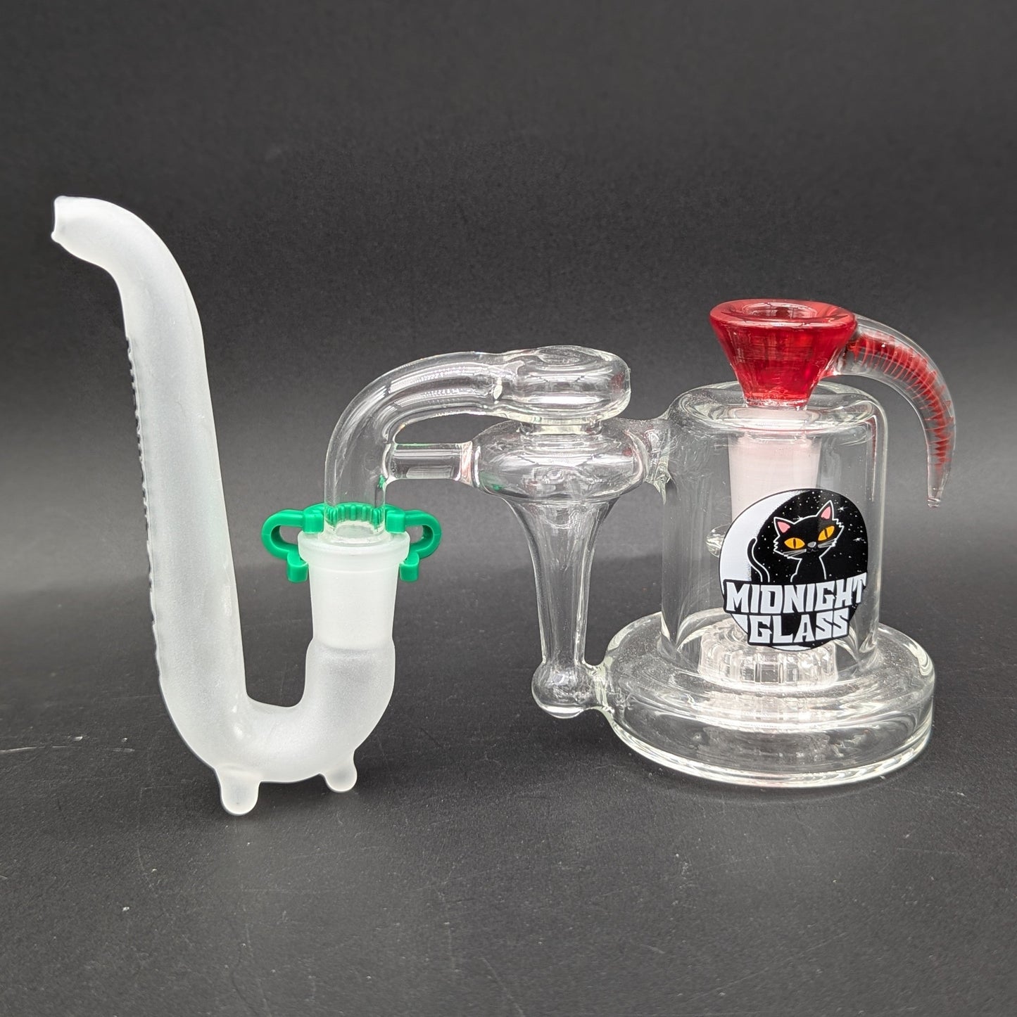 Midnight Glass J Hook Adapter-Avernic Smoke Shop