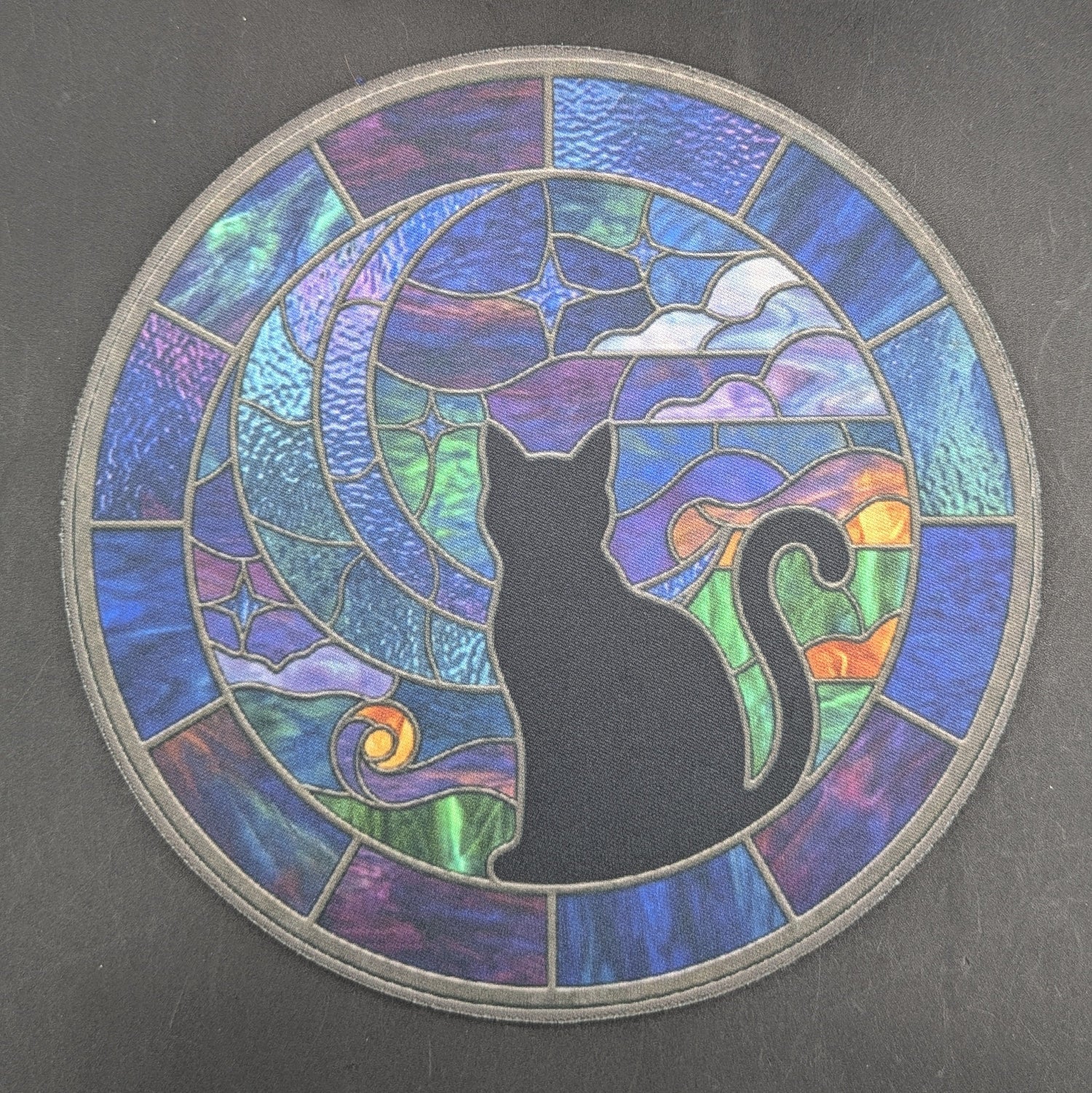 Midnight Glass "Stained Glass" Dab Mat-Avernic Smoke Shop