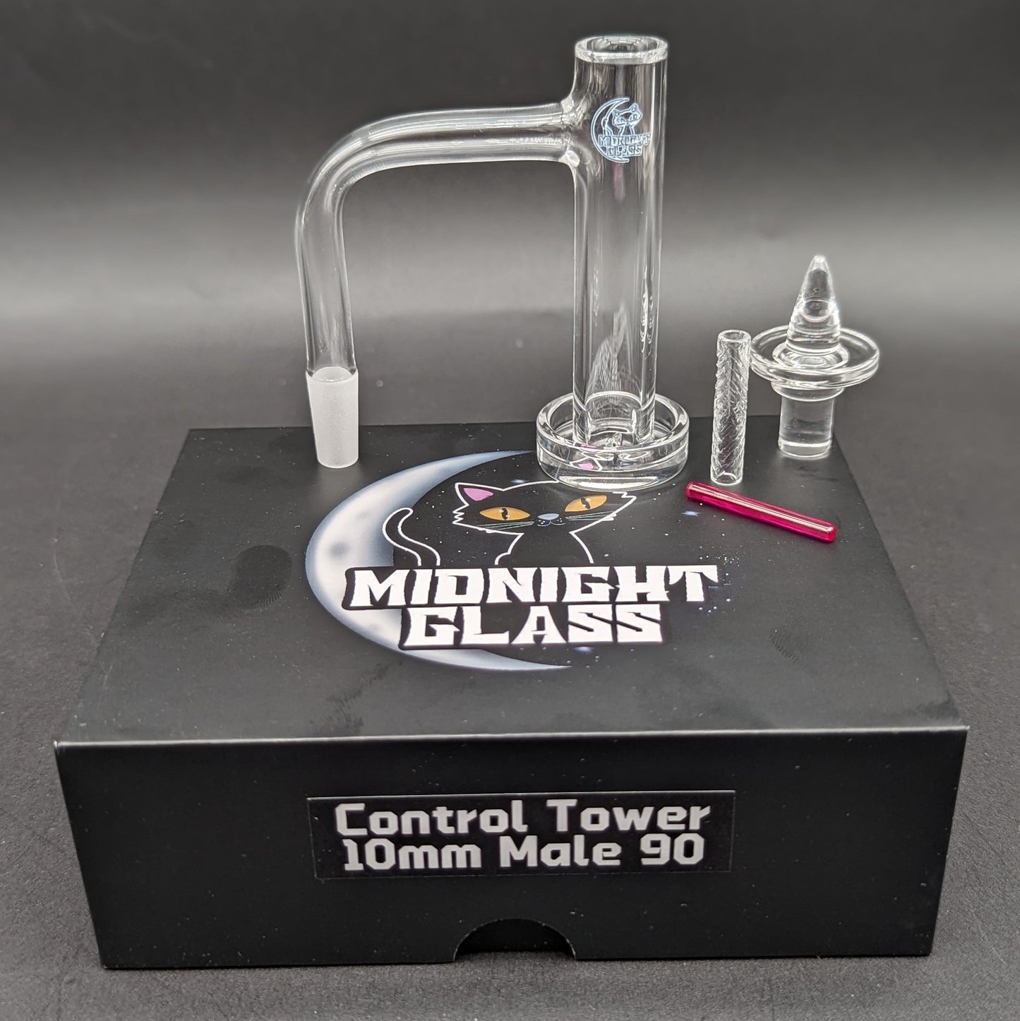 Midnight Quartz Control Tower Banger Set 10mm-Avernic Smoke Shop