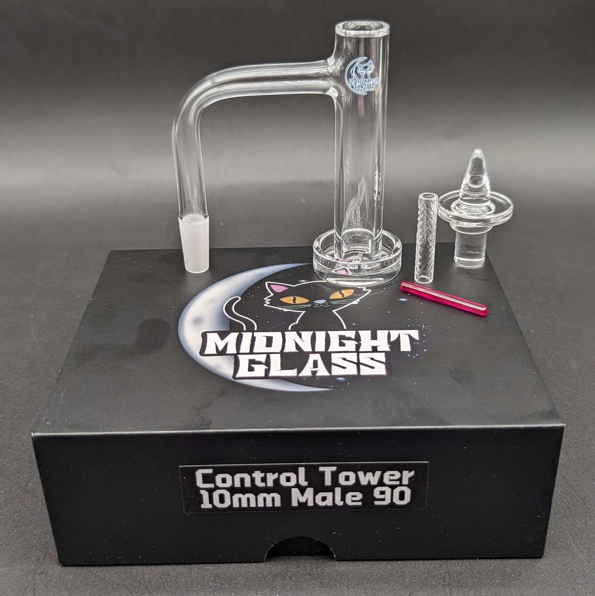 Midnight Quartz Control Tower Banger Set 10mm-Avernic Smoke Shop