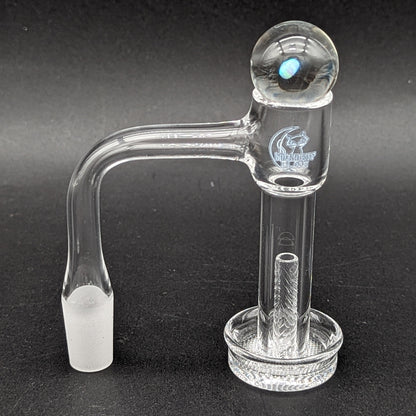 Midnight Quartz Grided Slurper Set 14mm-Avernic Smoke Shop