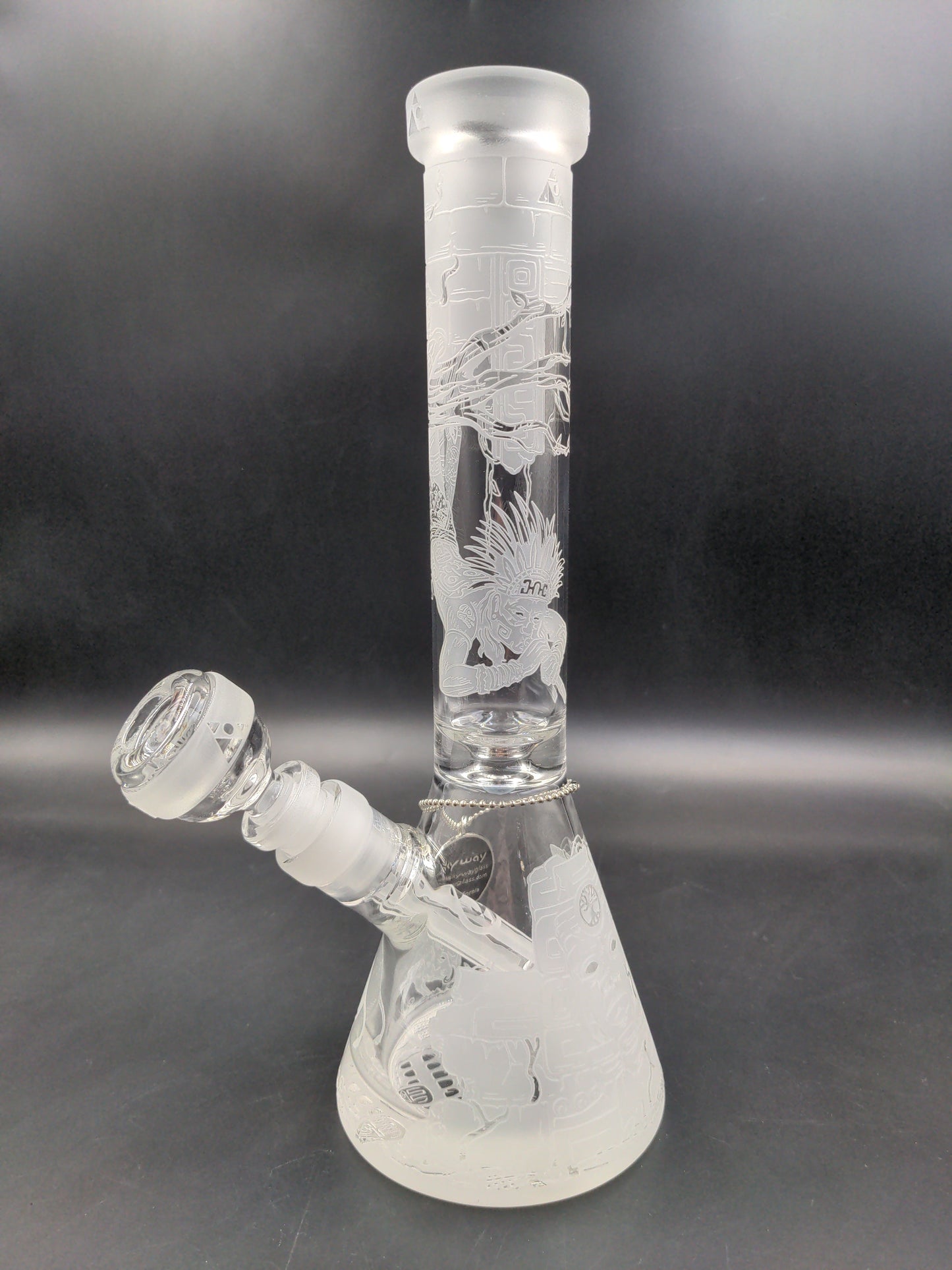 Milky Way Glass Ancient Ruins 11" Beaker - Avernic Smoke Shop