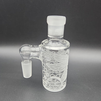 Milky Way Glass "Bee Hive" Dry Ash Catcher 14mm - Avernic Smoke Shop