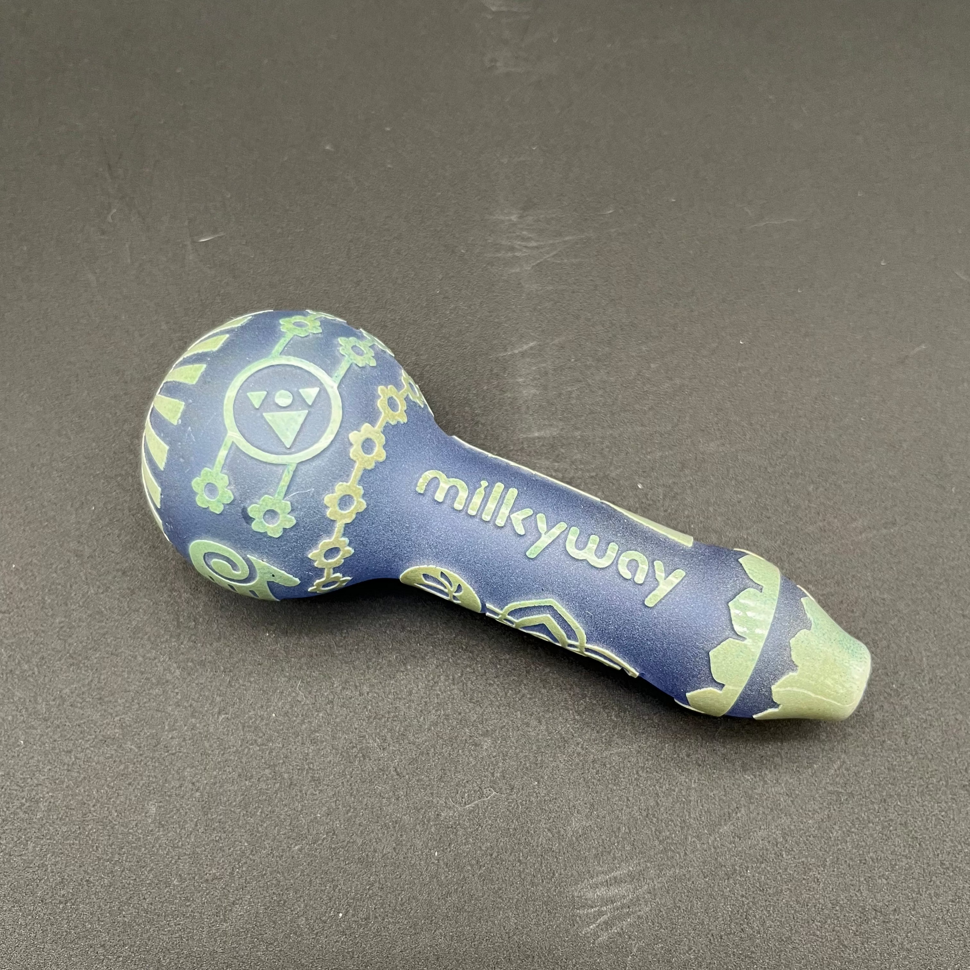 Milkyway Glass "Buddha" Pipe In Color-Avernic Smoke Shop
