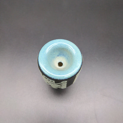 Milky Way Glass "Circuitboard: Shadow Art" Bowl 14mm - Meech Madness Smoke Shop