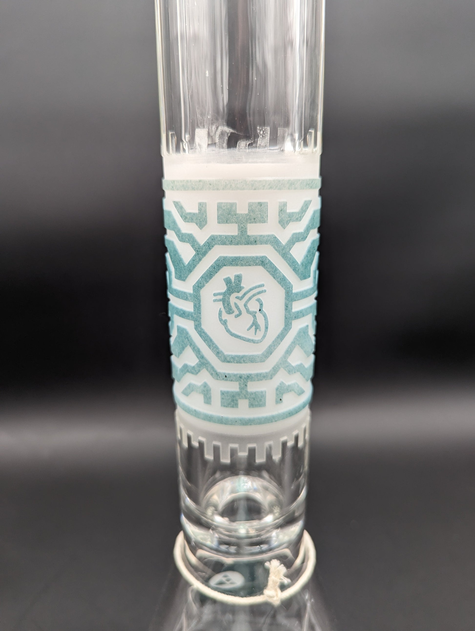 Milky Way Glass "Empathic" Beaker Bong 15" - Avernic Smoke Shop