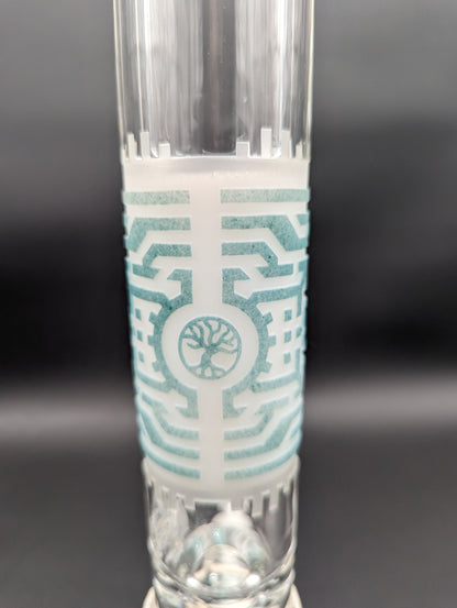 Milky Way Glass "Empathic" Beaker Bong 15" - Avernic Smoke Shop