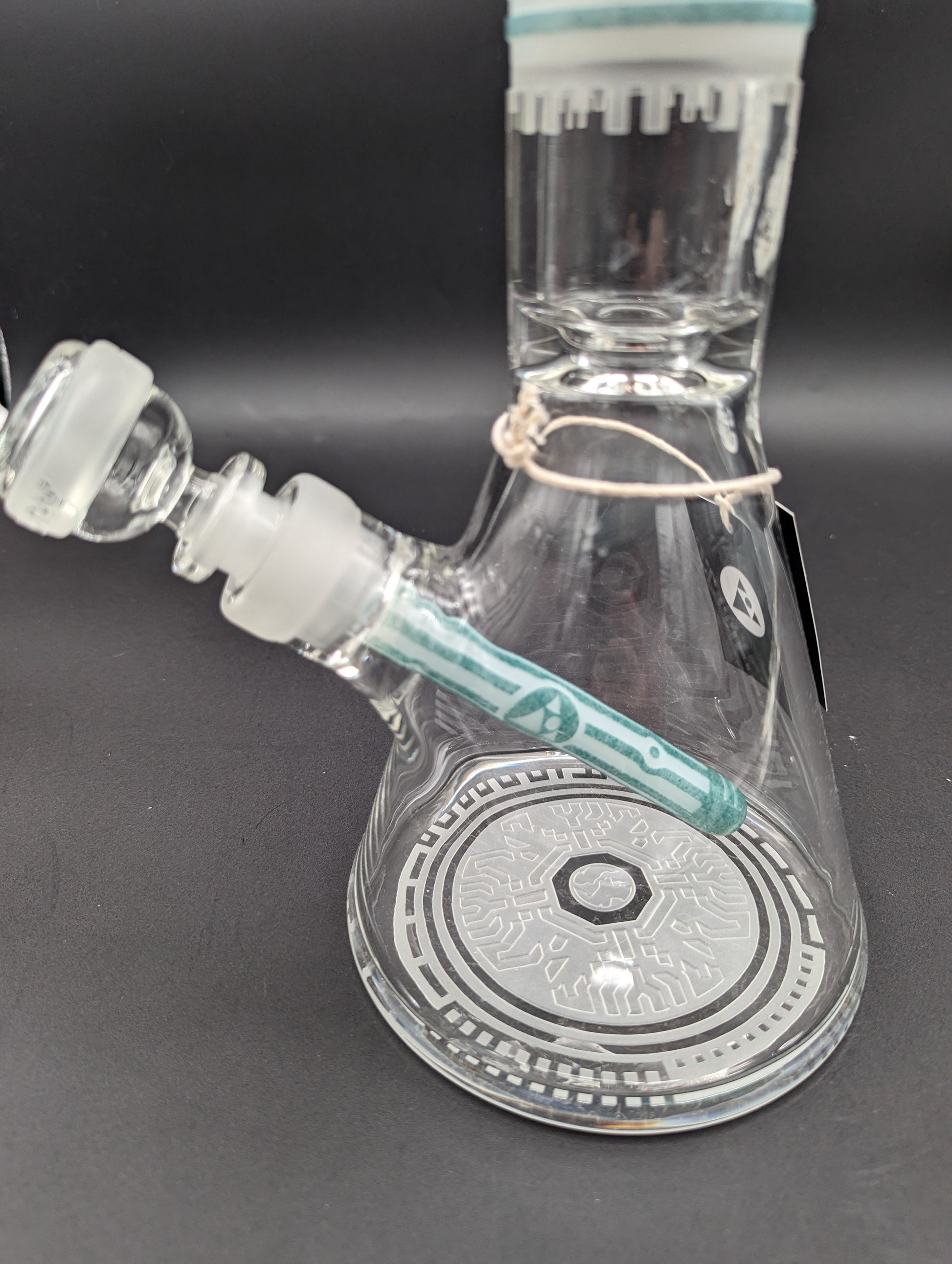 Milky Way Glass "Empathic" Beaker Bong 15" - Avernic Smoke Shop