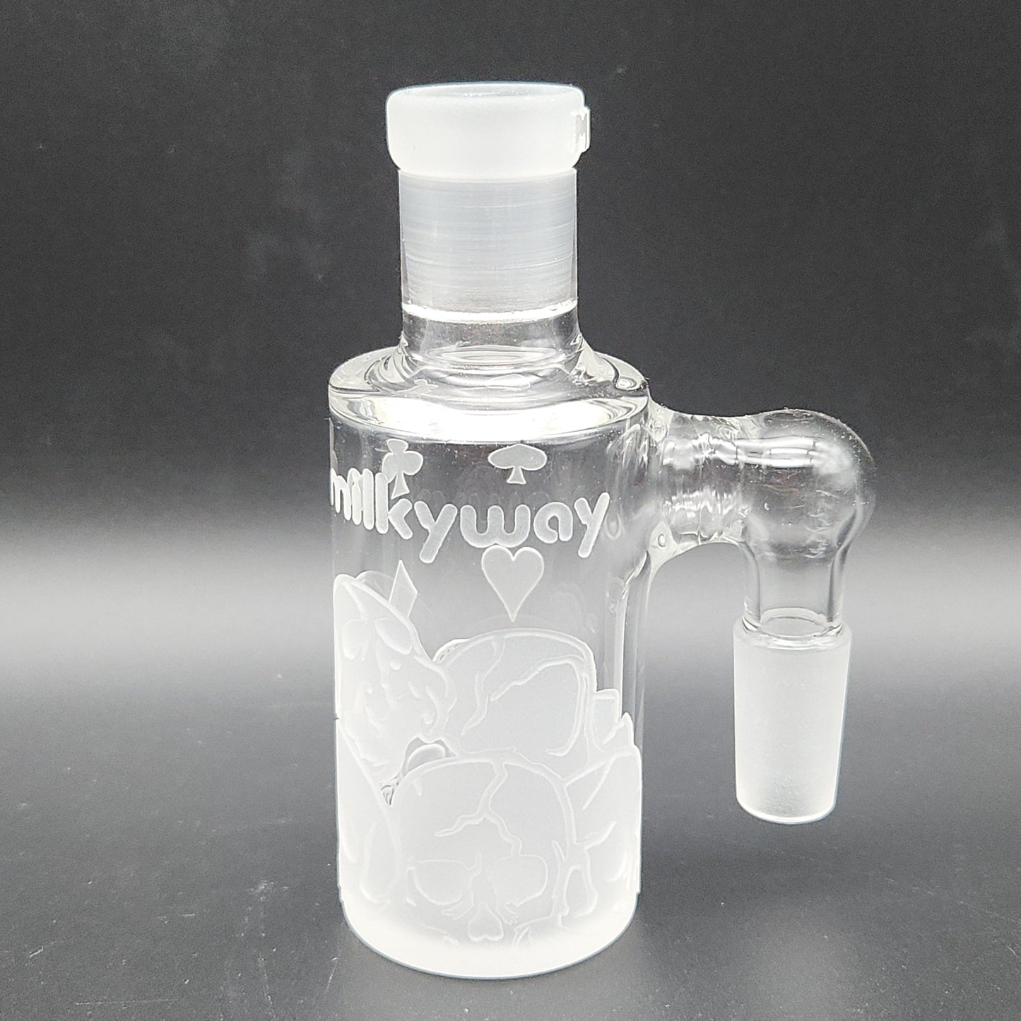 Milky Way Glass "Emperor's Legacy" Dry Ash Catcher 14mm - Avernic Smoke Shop