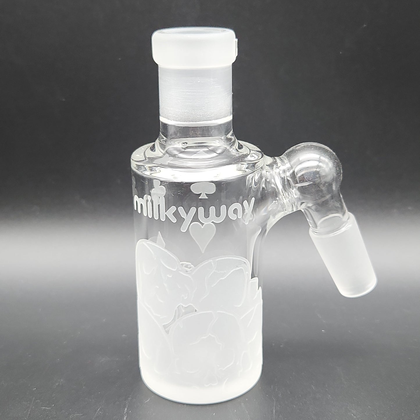 Milky Way Glass "Emperor's Legacy" Dry Ash Catcher 14mm - Avernic Smoke Shop