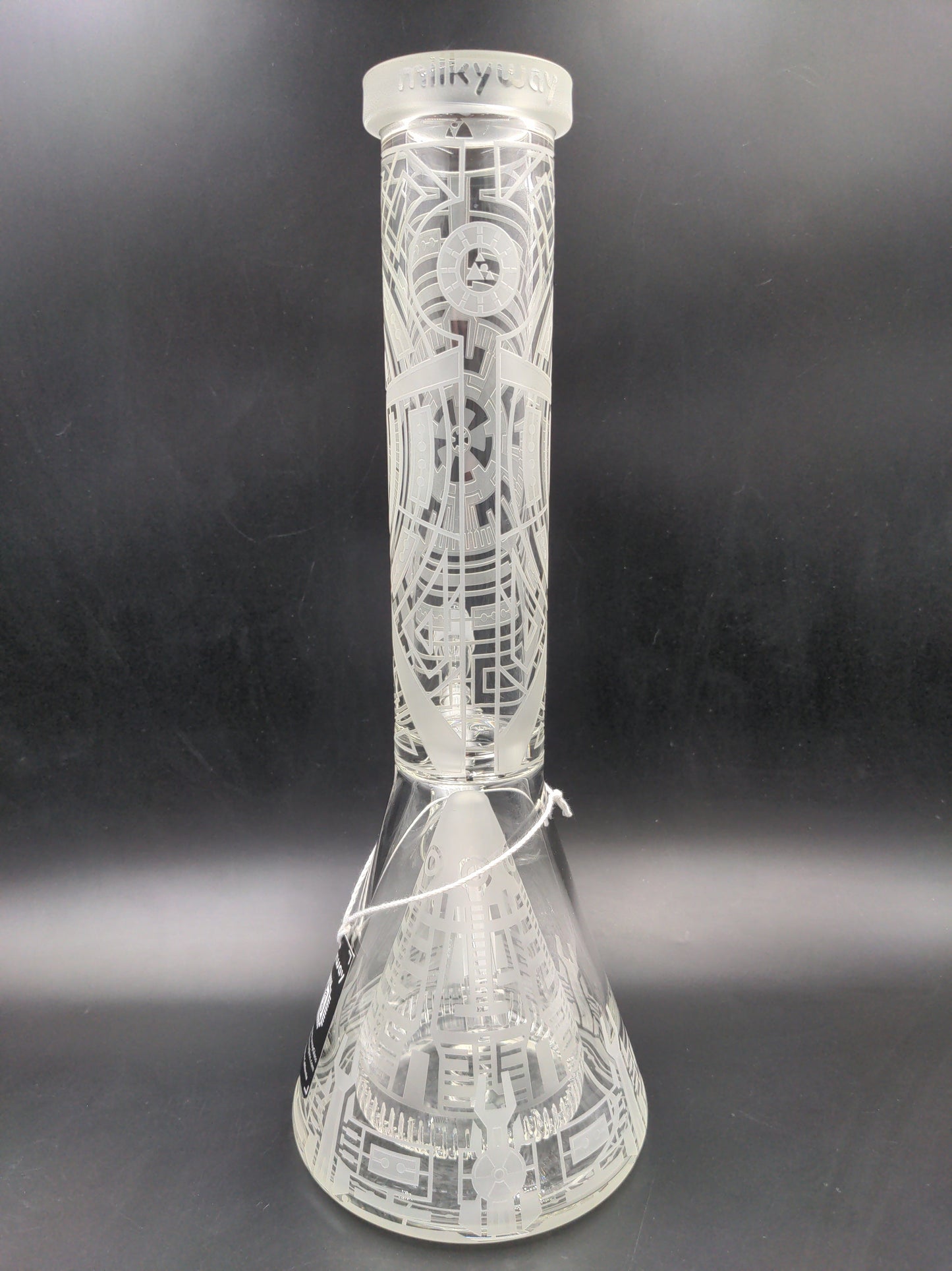 Milky Way Glass "Nuclear Reactor" Pyramid Beaker - Avernic Smoke Shop