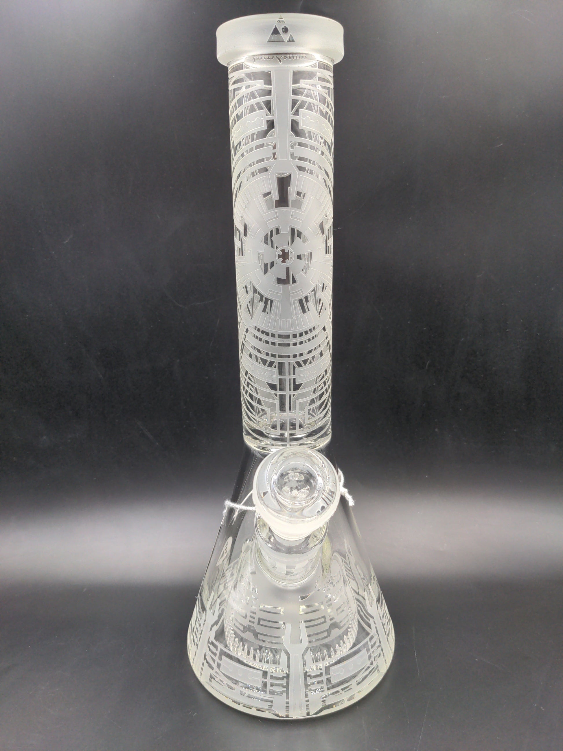 Milky Way Glass "Nuclear Reactor" Pyramid Beaker - Avernic Smoke Shop