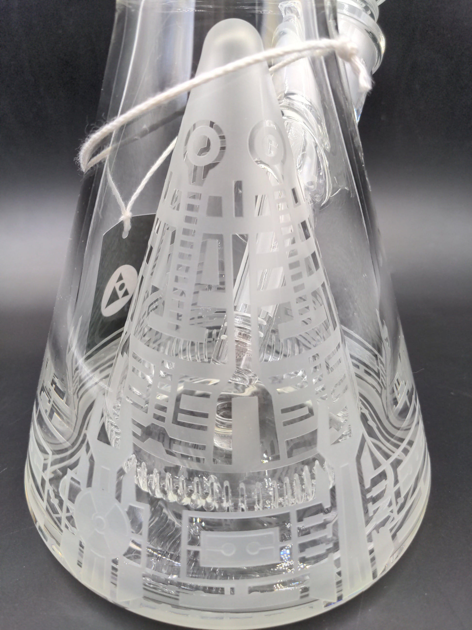 Milky Way Glass "Nuclear Reactor" Pyramid Beaker - Avernic Smoke Shop