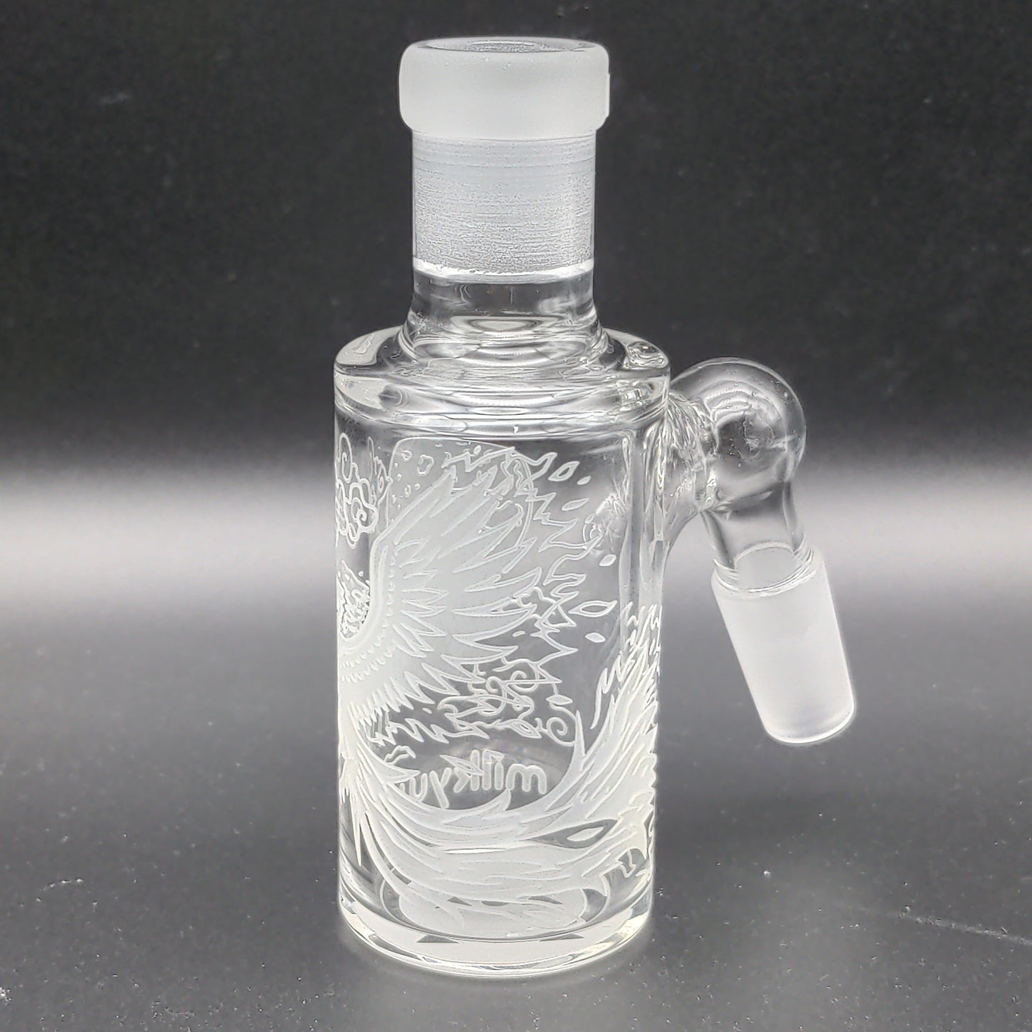 Milkyway Glass "Phoenix" Dry Ash Catcher 14mm 45 Degrees-Avernic Smoke Shop