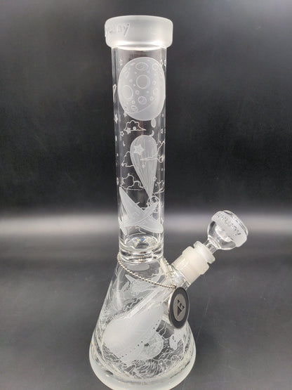 Milkyway Glass Roswell 1947 11" Beaker-Avernic Smoke Shop