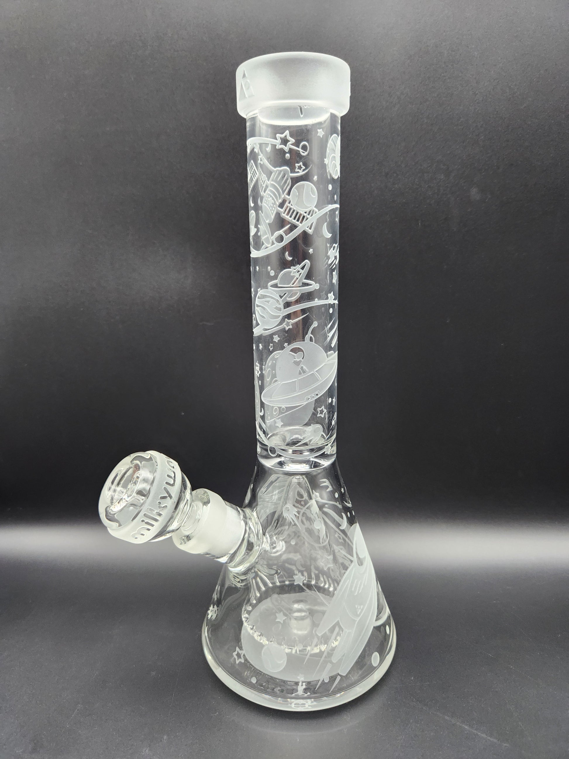 Milky Way Glass "Space Odyssey in 3D" 11" Beaker - Avernic Smoke Shop