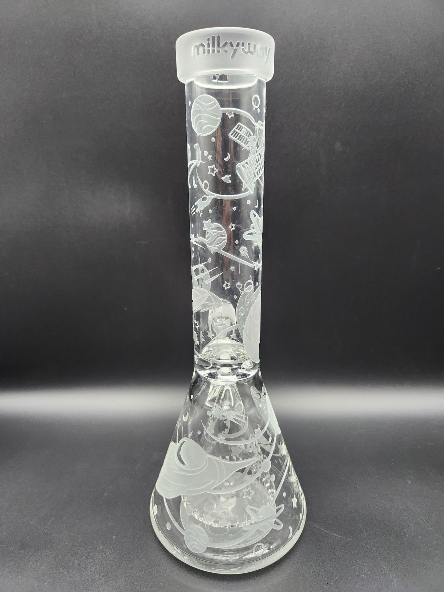 Milky Way Glass "Space Odyssey in 3D" 11" Beaker - Meech Madness Smoke Shop