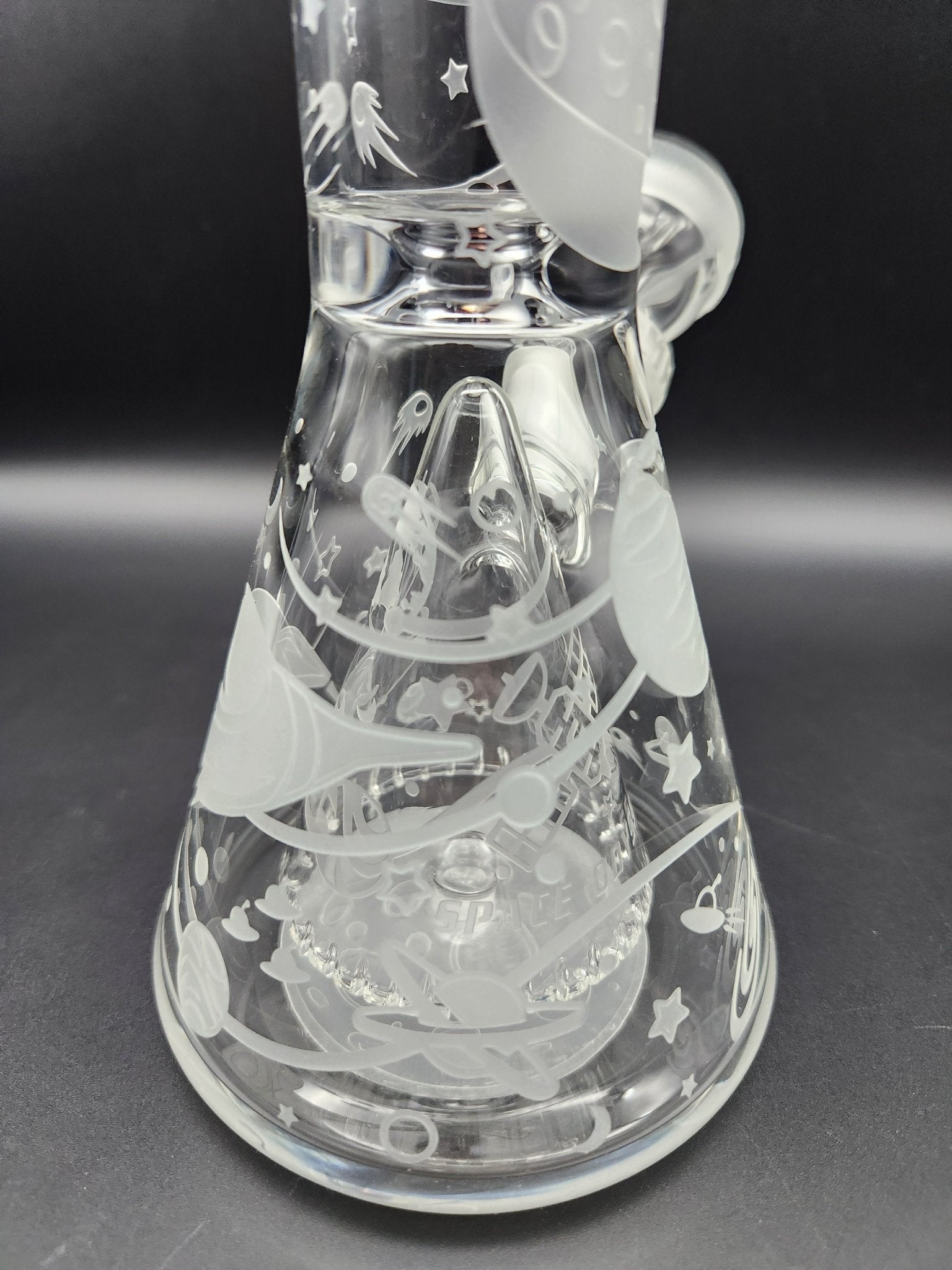 Milky Way Glass "Space Odyssey in 3D" 11" Beaker - Meech Madness Smoke Shop