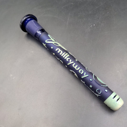 Milky Way Glass "Space Odyssey in Color" 6" Downstem - Avernic Smoke Shop