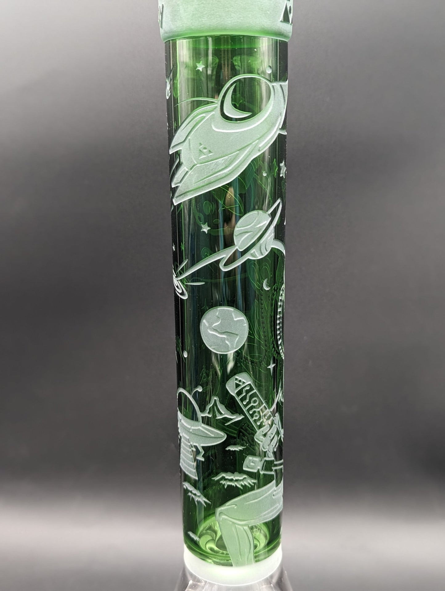 Milkyway Glass "Alien Artifacts" 16″ Beaker Bong - Meech Madness Smoke Shop