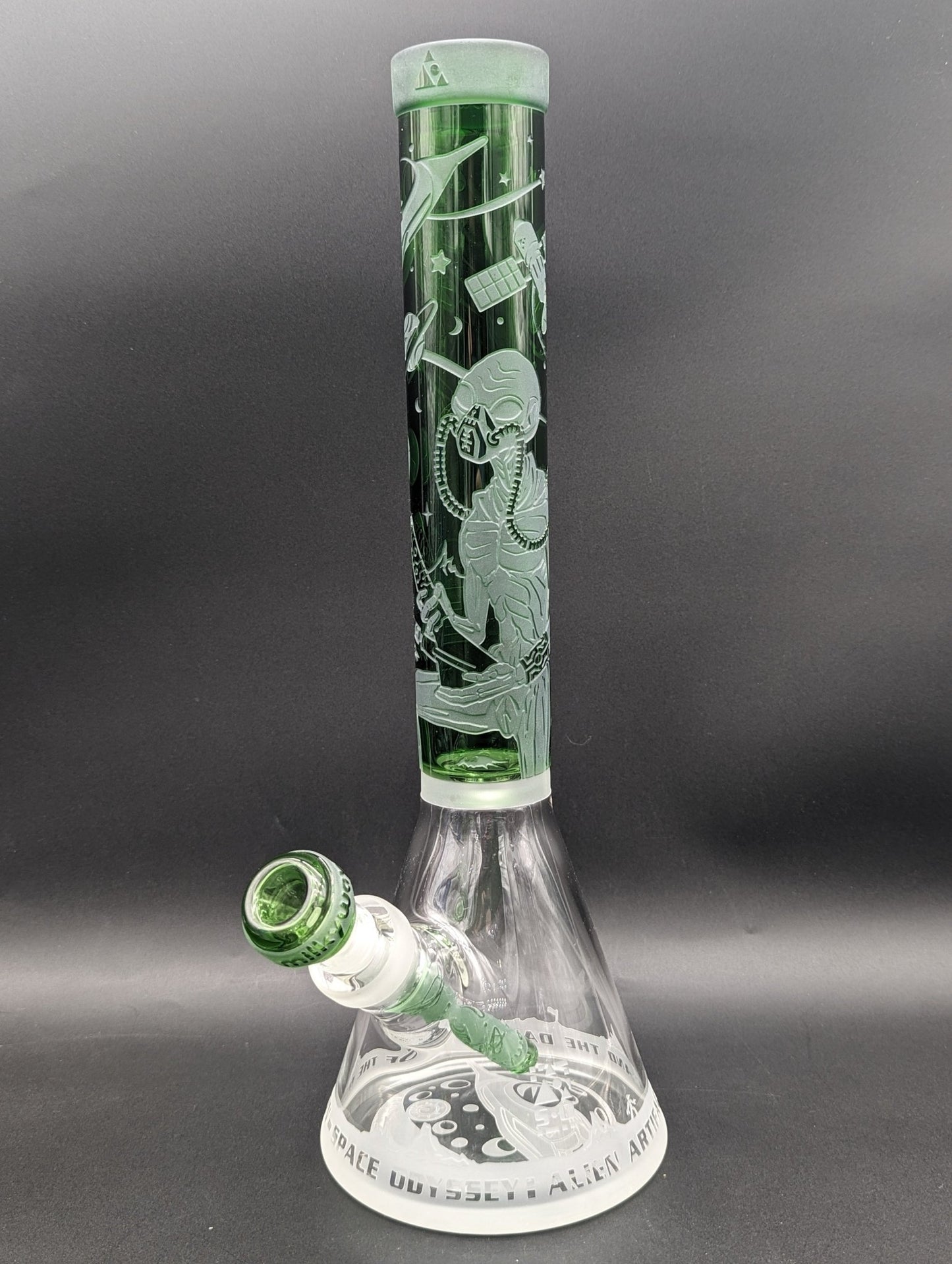 Milkyway Glass "Alien Artifacts" 16″ Beaker Bong - Meech Madness Smoke Shop