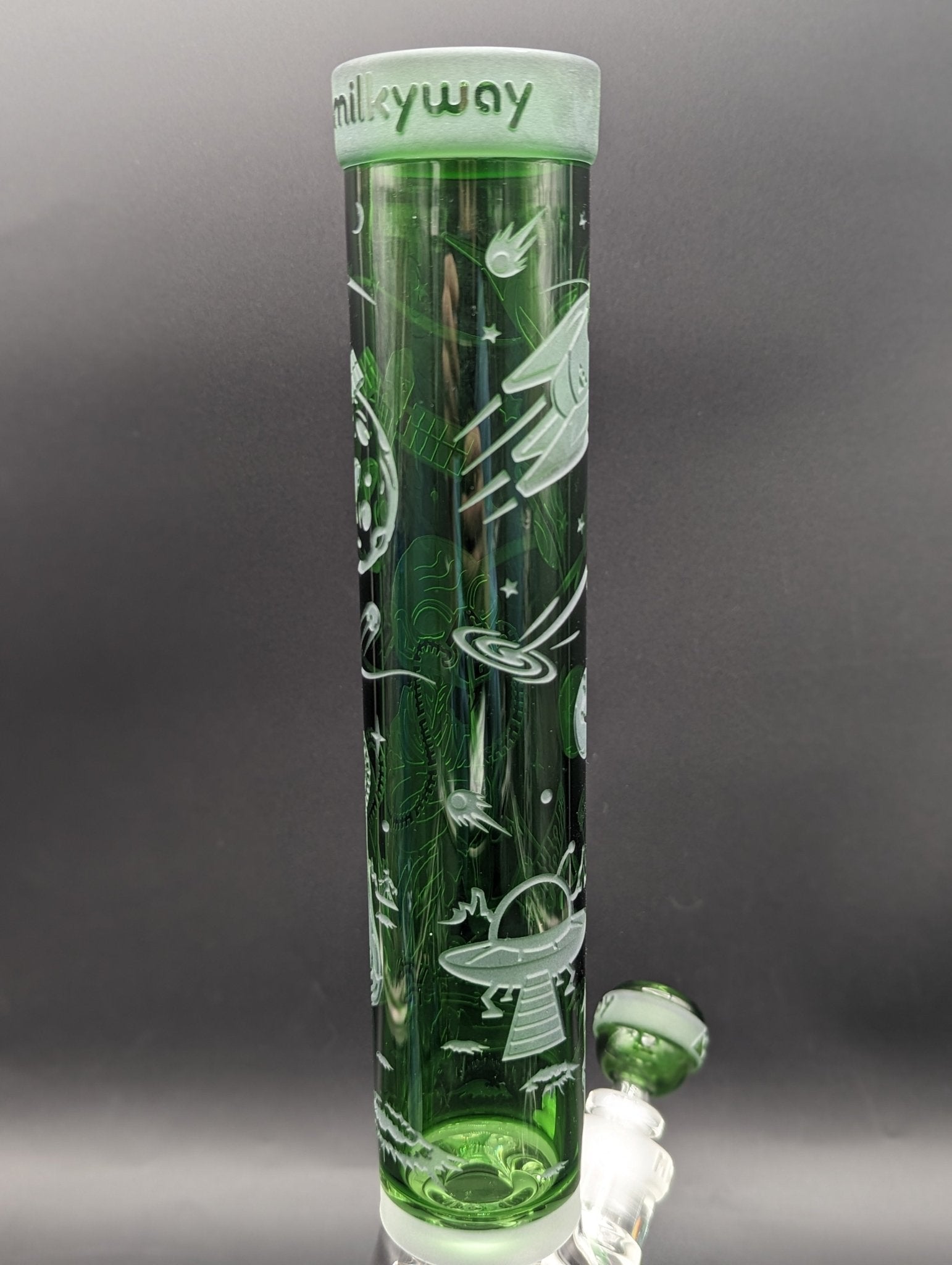 Milkyway Glass "Alien Artifacts" 16″ Beaker Bong - Meech Madness Smoke Shop