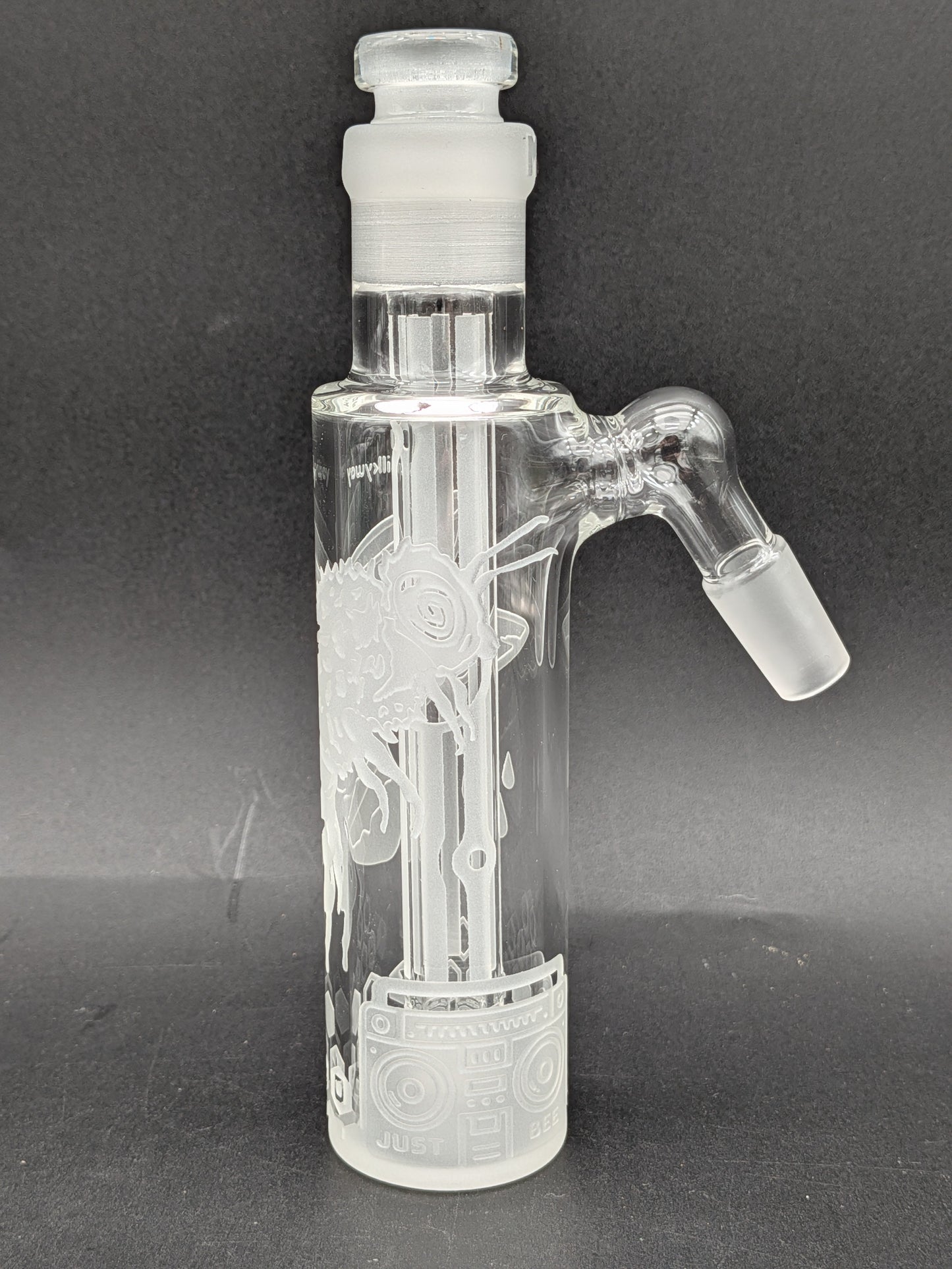 Milkyway Glass "Bee Hive 80's" 14mm 45° Wet Ash Catcher-Avernic Smoke Shop
