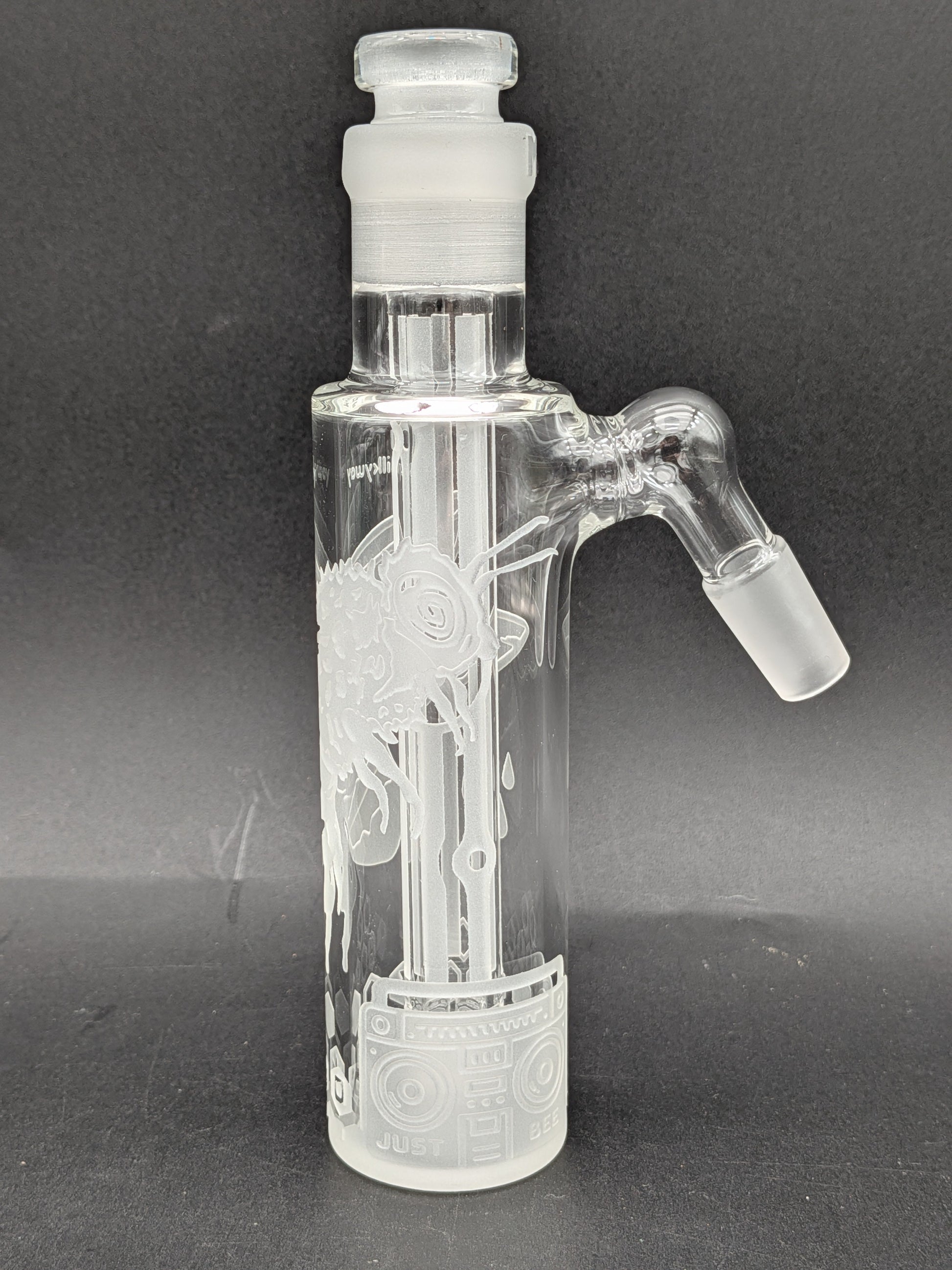 Milkyway Glass "Bee Hive 80's" 14mm 45° Wet Ash Catcher-Avernic Smoke Shop