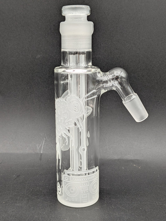 Milkyway Glass "Bee Hive 80's" 14mm 45° Wet Ash Catcher-Avernic Smoke Shop