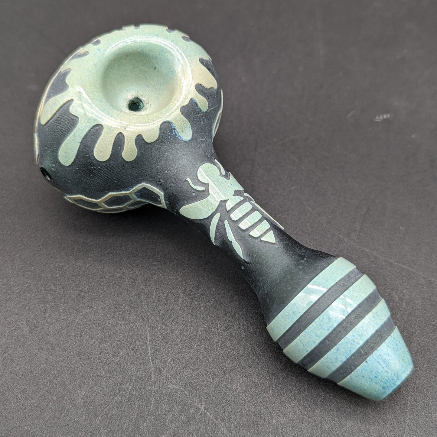 Milkyway Glass "Bee Hive" Hand Pipe - Meech Madness Smoke Shop