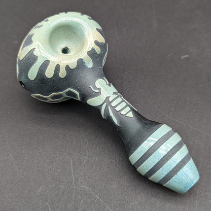 Milkyway Glass "Bee Hive" Hand Pipe - Meech Madness Smoke Shop