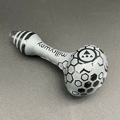 Milkyway Glass "Bee Hive" Hand Pipe - Meech Madness Smoke Shop