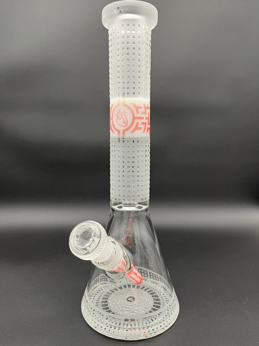 Milkyway Glass "Bio Grid" 15" Beaker - Meech Madness Smoke Shop