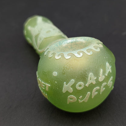 Milkyway Glass "Cadet Toni" 4.5" Pipe - Slime - Meech Madness Smoke Shop