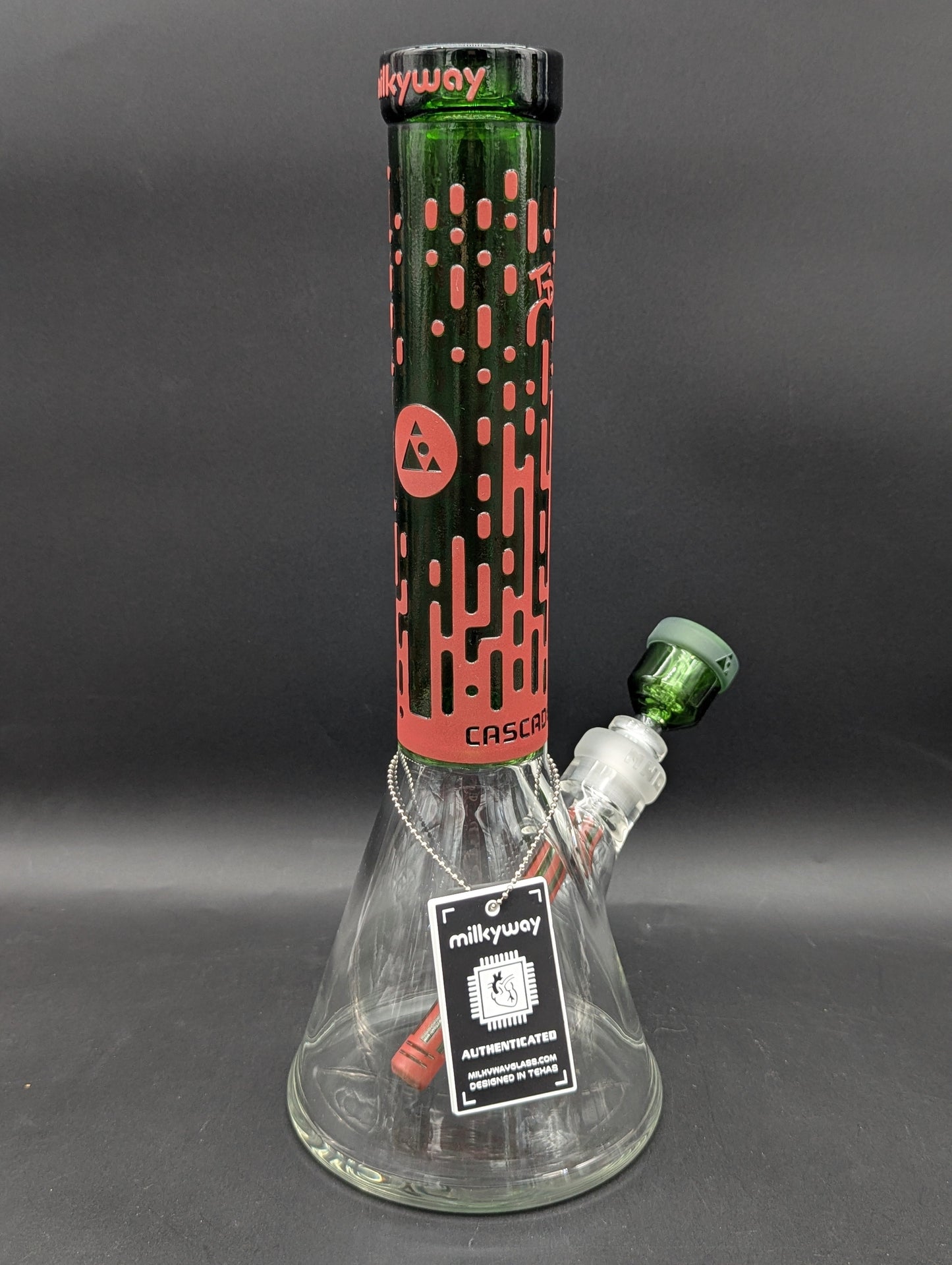 Milkyway Glass Cascade 14″ Beaker Bong