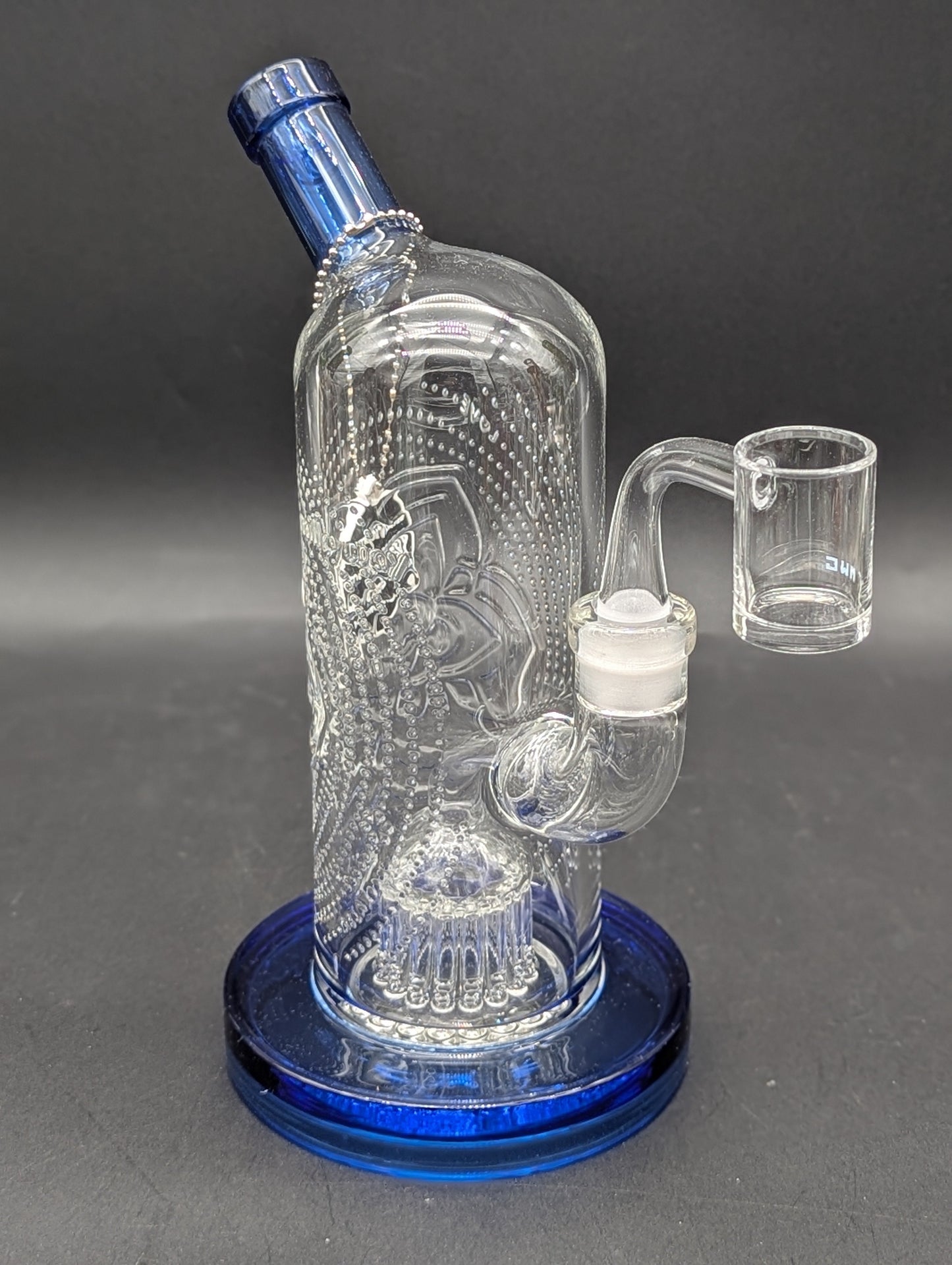 Milkyway Glass Chakra Level 1 8″ Bubbler