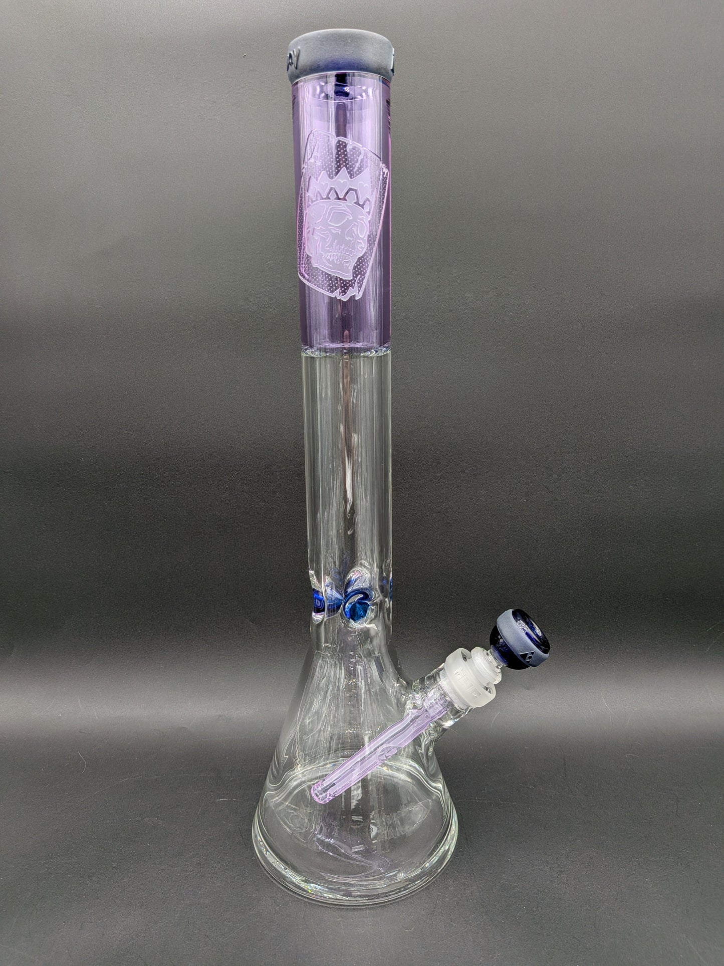 Milkyway Glass "Cursed Saint Card" 16″ Beaker Bong-Avernic Smoke Shop