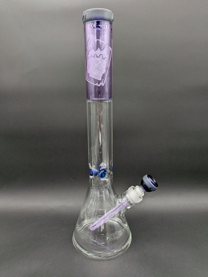 Milkyway Glass "Cursed Saint Card" 16″ Beaker Bong-Avernic Smoke Shop