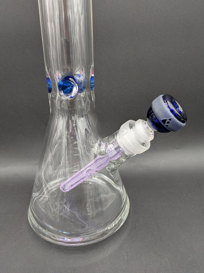 Milkyway Glass "Cursed Saint Card" 16″ Beaker Bong-Avernic Smoke Shop