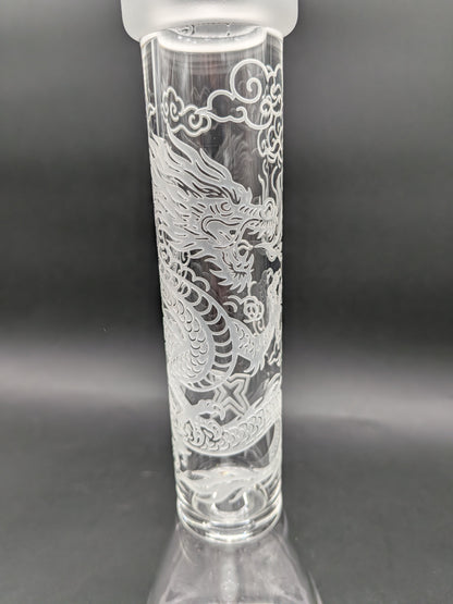 Milkyway Glass "Dragon Heart" 10″ Beaker Bong-Avernic Smoke Shop