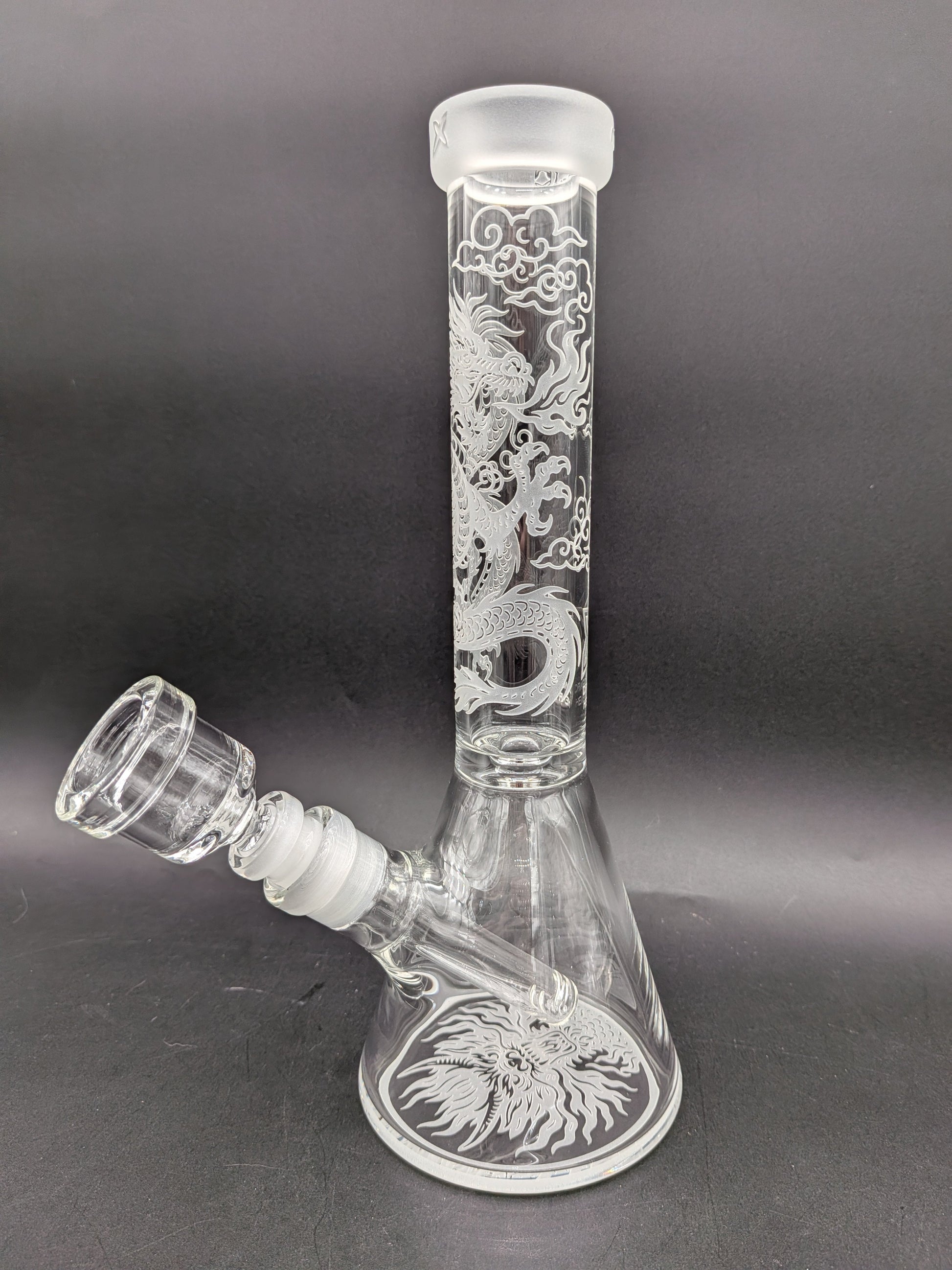 Milkyway Glass "Dragon Heart" 10″ Beaker Bong-Avernic Smoke Shop