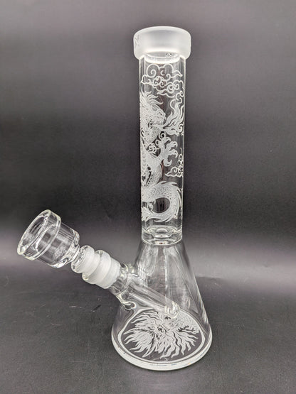 Milkyway Glass "Dragon Heart" 10″ Beaker Bong-Avernic Smoke Shop