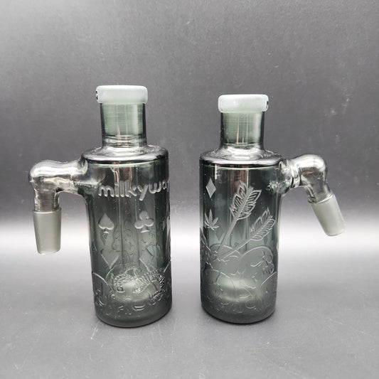 Milkyway Glass "Emperor's Legacy" Wet Ash Catcher 14mm - Meech Madness Smoke Shop