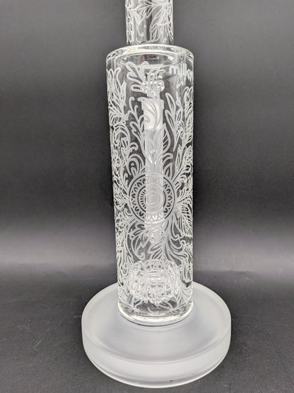 Milkyway Glass "Floral X" 13″ Water Pipe-Avernic Smoke Shop