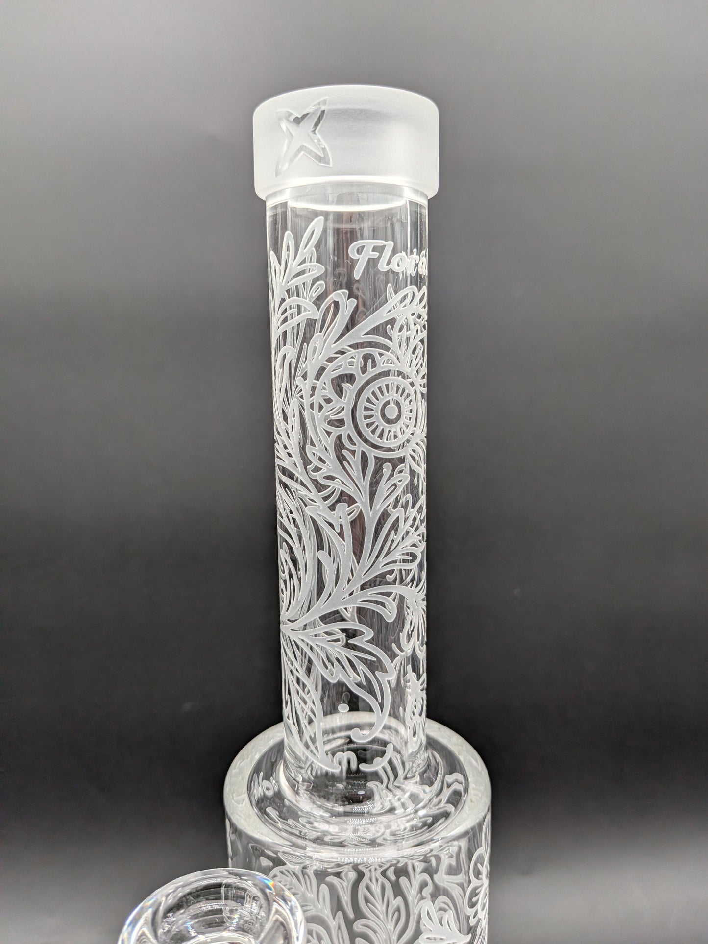 Milkyway Glass "Floral X" 13″ Water Pipe-Avernic Smoke Shop