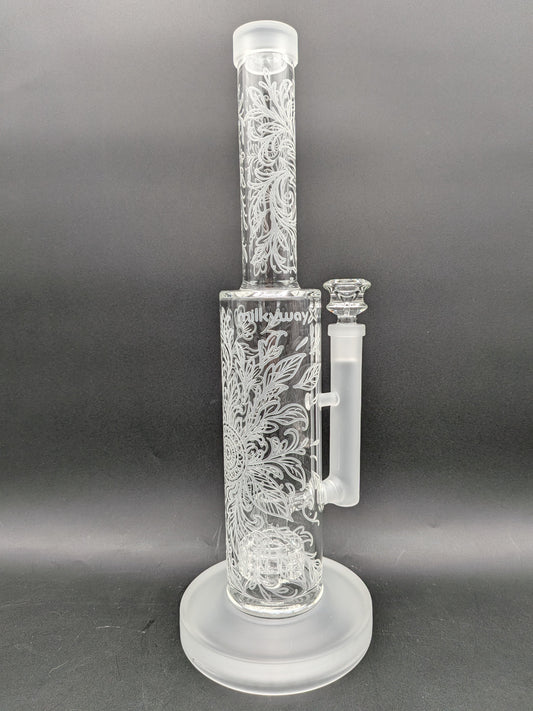 Milkyway Glass "Floral X" 13″ Water Pipe-Avernic Smoke Shop
