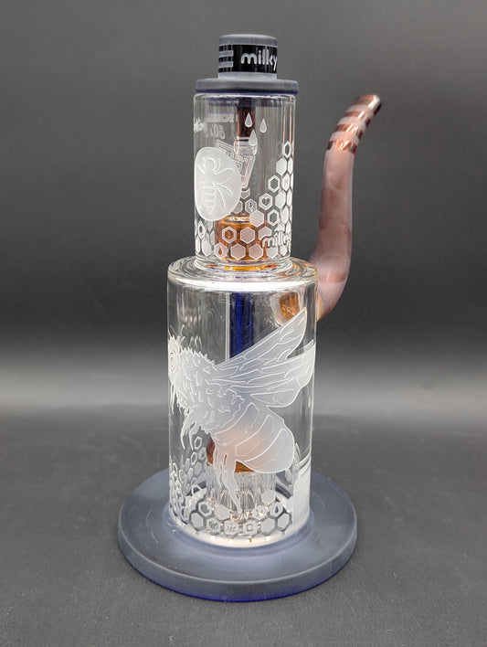 Milkyway Glass Hash Hive 9″ Hash Rig-Avernic Smoke Shop