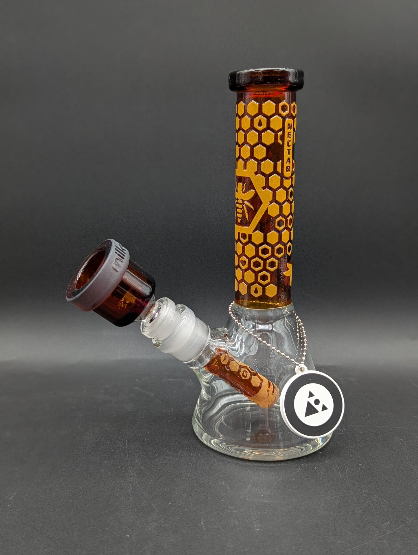 Milkyway Glass Honeycomb Nectar Beaker Bong